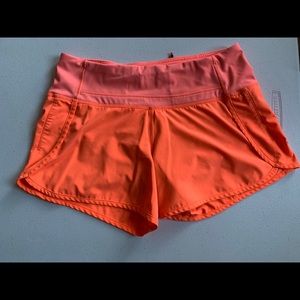 Lululemon running shorts.